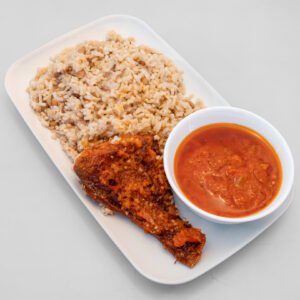 Rice and beans with beans